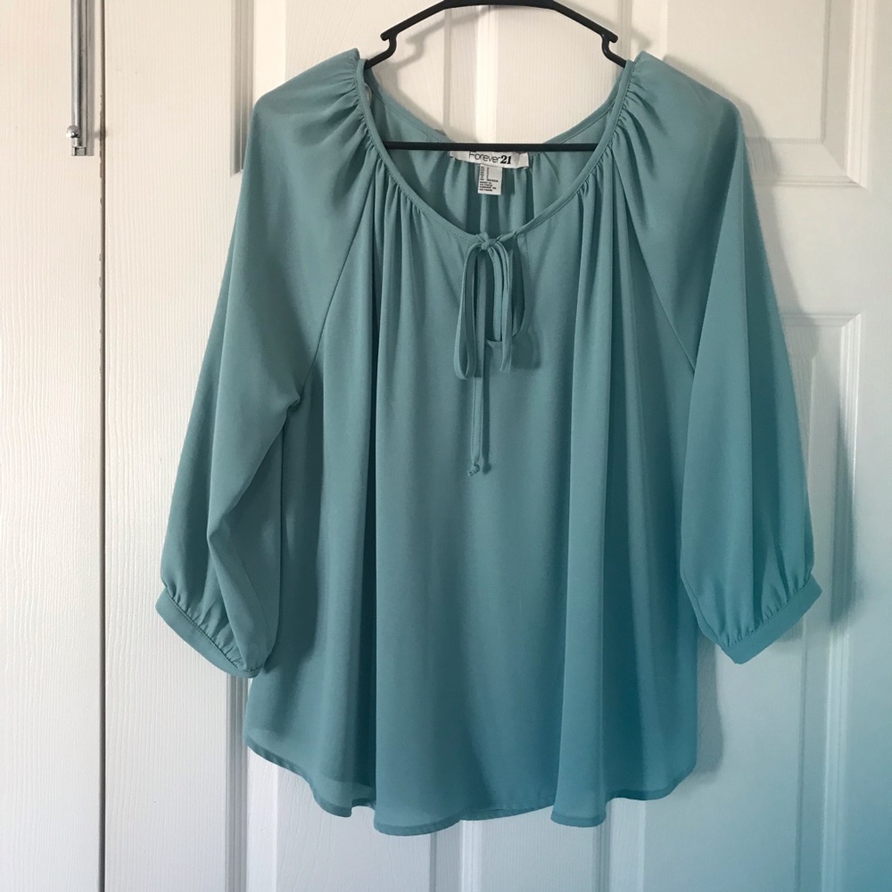 Mint Green Blouse